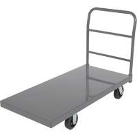 Chariot &agrave; plateforme, 48" lo x 24" la x Capacit&eacute; 2000 lb, Roues en Caoutchouc Pryde Industrial Inc.
