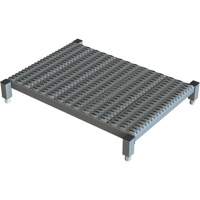 Adjustable Height One-Step Work Platform, 24" W x 36" D, 800 lbs. Capacity, All-Welded Pryde Industrial Inc.