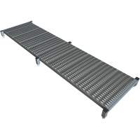 Adjustable Height One-Step Work Platform, 24" W x 97" D, 800 lbs. Capacity, All-Welded Pryde Industrial Inc.