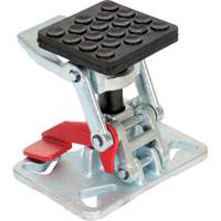 Heavy-Duty Adjustable Height Floor Lock, 8" Extended Height, 5-1/2" Retracted Height, Steel Pryde Industrial Inc.