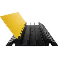 Protecteur de c&acirc;ble droit robuste Powerhouse, 3 canaux, 36" lo x 19,75" la x 3" h Pryde Industrial Inc.