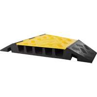 Protecteur de c&acirc;ble tourne-&agrave;-droite robuste Powerhouse, 5 canaux, 12" lo x 19,75" la x 2,25" h Pryde Industrial Inc.