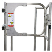 EdgeHalt&reg; Ladder Safety Gate, 20-7/8" H x 30"- 40" W Pryde Industrial Inc.