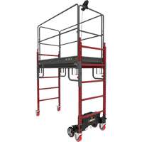 Complete Motorized Buildman 6' Baker Scaffold Kit, 31" D x 118-3/4" H Pryde Industrial Inc.