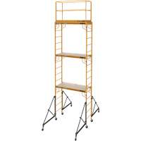 Complete 18' Drywall  Baker Scaffold Tower Set, 122" D x 236" H Pryde Industrial Inc.