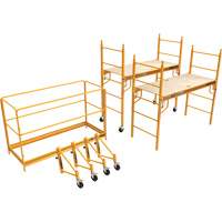 Complete 12' Drywall Baker Scaffold Tower Set, 58-1/2" D x 183" H Pryde Industrial Inc.