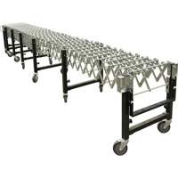 Expandable Conveyor, 23" W x 24' L, 200 lbs. per lin. ft. Capacity Pryde Industrial Inc.