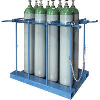 Support de rangement pour 8 cylindres pour chariot &eacute;l&eacute;vateur Pryde Industrial Inc.