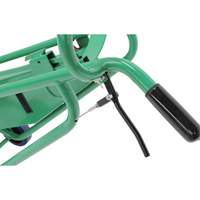 Powered Drum Hand Truck with Pneumatic Wheels Pryde Industrial Inc.