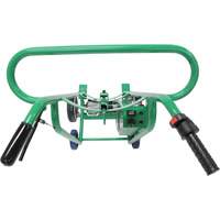 Powered Drum Hand Truck with Pneumatic Wheels Pryde Industrial Inc.