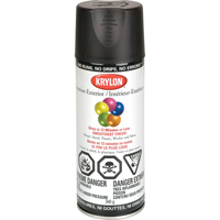 Industrial Acryli-Quik Lacquer, Black, Semi-Flat, 12 oz., Aerosol Can Pryde Industrial Inc.