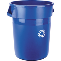 Brute&reg; Collection Recycling Container, Bulk, Plastic, 32 US gal. Pryde Industrial Inc.
