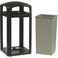 Cadre pour contenant Landmark Series Classique a/enveloppe rigide, Plastique, 50 gal. US Pryde Industrial Inc.