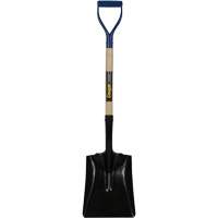 Square Point Shovel, Hardwood, Tempered Steel Blade, D-Grip Handle, 41-1/2" Long Pryde Industrial Inc.