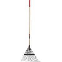 Lawn Rake, 24 Tines, Hardwood Handle, Steel Blade Pryde Industrial Inc.