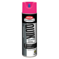 Industrial Quik-Mark Solvent-Based Inverted Marking Paint, 17 oz., Aerosol Can Pryde Industrial Inc.