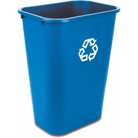 Recycling Container , Deskside, Plastic, 41-1/4 US Qt. Pryde Industrial Inc.