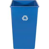 Recycling Station Container , Bulk, Plastic, 35 US gal. Pryde Industrial Inc.