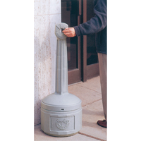 Cendriers Smoker's Cease-Fire, Sur pied, Plastique, Capacit&eacute; 4 gal. US, Hauteur 38-1/2" Pryde Industrial Inc.