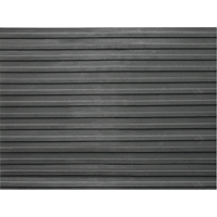 Entrance Mats, Runner, 4' x lin.ft x 1/8", Black Pryde Industrial Inc.