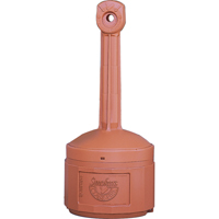 Cendriers Smoker's Cease-Fire, Sur pied, Plastique, Capacit&eacute; 4 gal. US, Hauteur 38-1/2" Pryde Industrial Inc.