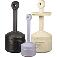 Cendriers Smoker's Cease-Fire, Sur pied, Plastique, Capacit&eacute; 1 gal. US, Hauteur 30" Pryde Industrial Inc.