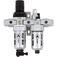 AFRLCM14 2-Piece Miniature Air Filter, Regulator & Lubricator, 1/4" NPT Pryde Industrial Inc.