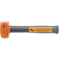 Indestructible Handle Sledge Hammer, 2.5 lbs., 12", Tubular Steel Handle Pryde Industrial Inc.