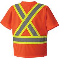 5994 High-Visibility Safety T-Shirt, Polyester, 2X-Large, High Visibility Orange Pryde Industrial Inc.