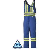 5524A High-Visibility Flame-Resistant Quilted Safety Coveralls, 2X-Large, Royal Blue Pryde Industrial Inc.