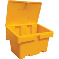 Contenants pour sel & sable SOS, Avec Moraillon, 48" x 33" x 34", 18,5 pi³, Jaune Pryde Industrial Inc.