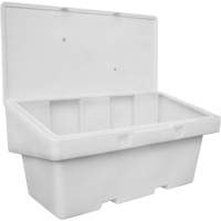 Contenants pour sel & sable SOS, Avec Moraillon, 72" x 36" x 36", 36 pi³, Gris Pryde Industrial Inc.