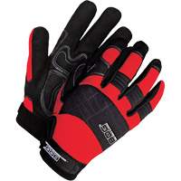 Gants performants &agrave; usage intensif avec paumes coussin&eacute;es, Taille Grand, Paume Synth&eacute;tique Pryde Industrial Inc.