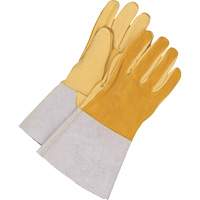 Gants pour soudeur, Cuir fleur de daim, Taille Grand Pryde Industrial Inc.