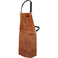 Tablier de soudage en cuir, Salopette, 36" lo, Brun Pryde Industrial Inc.