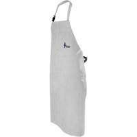 Tablier de soudage en cuir, Salopette, 52" lo, Gris perle Pryde Industrial Inc.