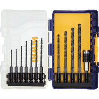 Jobber Length Drill Bit Set, 12 Pieces, High Speed Steel Pryde Industrial Inc.