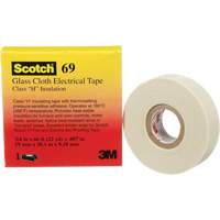Ruban en tissu de verre Scotch, 19 mm (3/4") la x 20 m (66') lo, 7 mils, Blanc Pryde Industrial Inc.