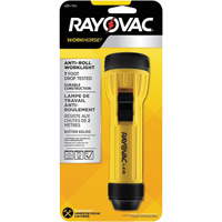 Workhorse Hanging Ring Flashlight, LED, 20 Lumens, D Batteries Pryde Industrial Inc.