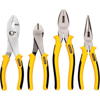 Bi-Material Pliers Set, 4 Pieces Pryde Industrial Inc.