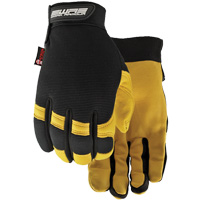 Flextime Water Resistant Gloves, Grain Goatskin Palm, Size Large Pryde Industrial Inc.