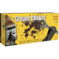 Grease Monkey&reg; Gloves, Large, Nitrile, 8-mil, Powder-Free, Black Pryde Industrial Inc.