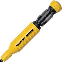 Original SHAFTLOK 15-in-1 Multi-Bit Screwdriver, 8-37/50" L, Textured Handle Pryde Industrial Inc.