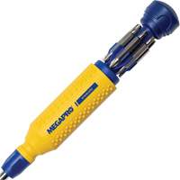 Original Stainless Steel 15-in-1 Multi-Bit Screwdriver, 8-37/50" L, Textured Handle Pryde Industrial Inc.
