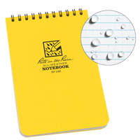 Carnet de notes de poche &agrave; spirale, Couverture souple, Jaune, 100 Pages, 4" , 6"  Pryde Industrial Inc.