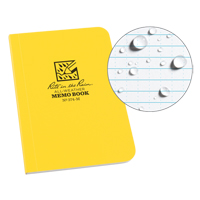 Memo Book, Soft Cover, Yellow, 112 Pages, 3-1/2" W x 5" L Pryde Industrial Inc.