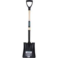 Square Point Shovel, Hardwood, Tempered Steel Blade, D-Grip Handle, 29" Long Pryde Industrial Inc.