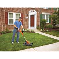 3-in-1 Compact Mower, Push Walk-Behind, Electric, 12" Cutting Width Pryde Industrial Inc.