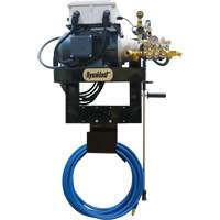 575V Wall Mounted Hot & Cold Water Pressure Washer, Electric, 1900 PSI, 4 GPM Pryde Industrial Inc.