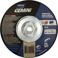 Gemini&reg; Saucer Wheel, 7" x 1/4", 5/8"-11 Arbor, Aluminum Oxide, Type 28 Pryde Industrial Inc.